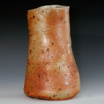 wood-fire (anagama) vase 2 alt side